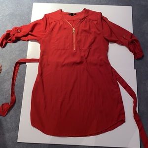 Zip up tunic